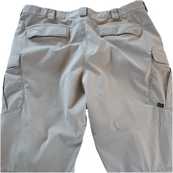 5.11 Tactical Stryke Pants Men’s 42x30 Khaki Ripstop Cargo Utility Work Outdoor - Picture 6 of 16